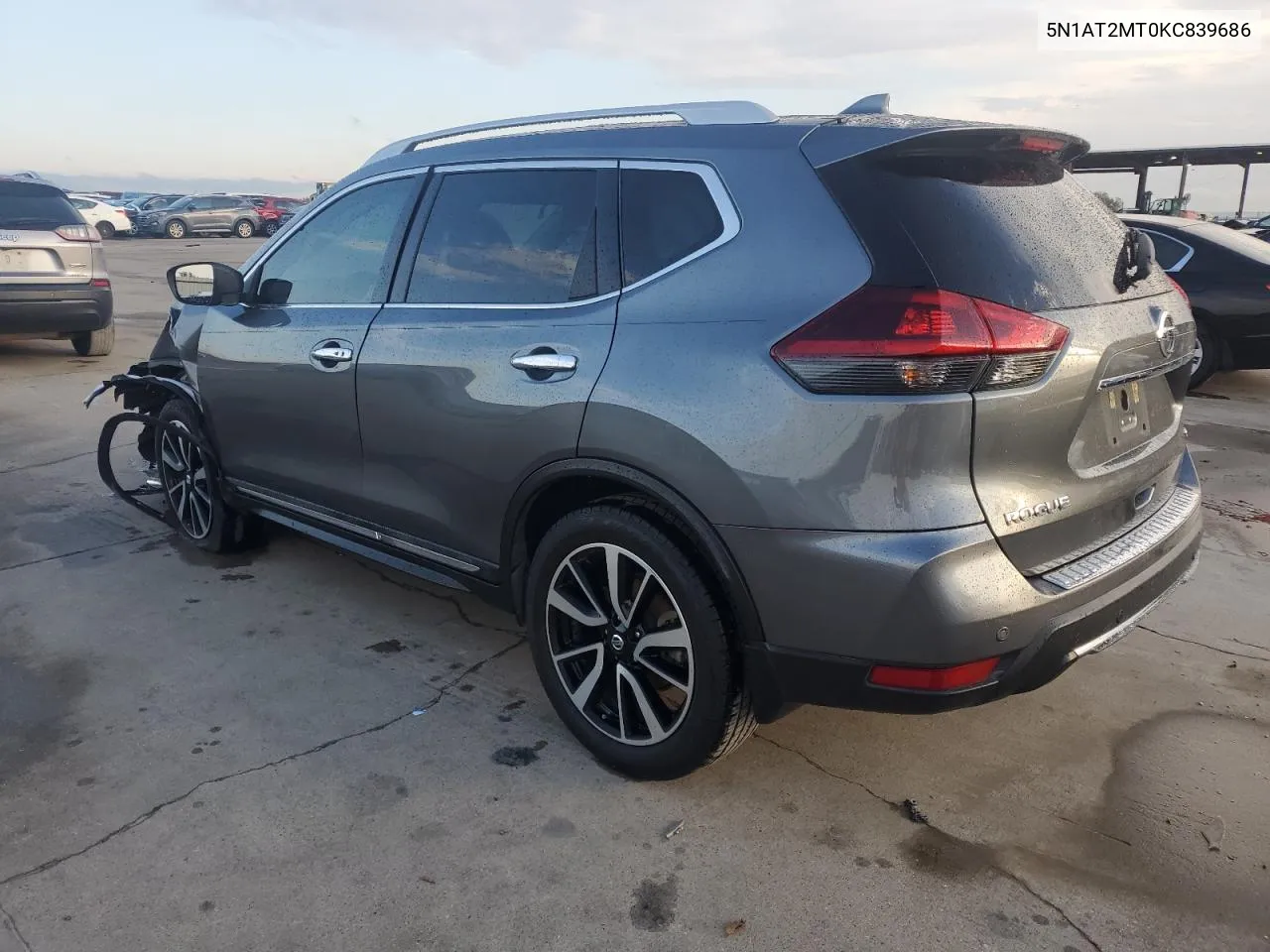 2019 Nissan Rogue S VIN: 5N1AT2MT0KC839686 Lot: 78409754