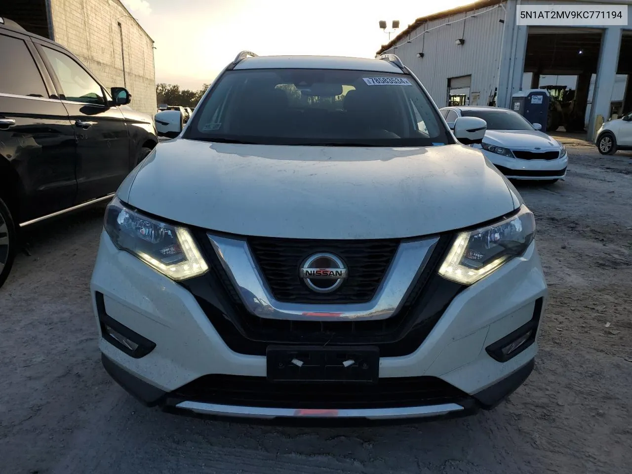 2019 Nissan Rogue S VIN: 5N1AT2MV9KC771194 Lot: 78583534