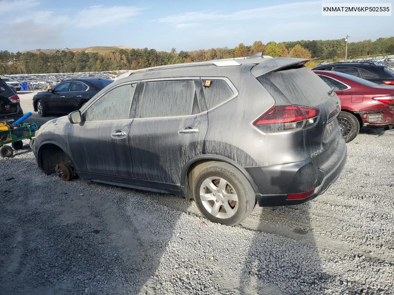 2019 Nissan Rogue S VIN: KNMAT2MV6KP502535 Lot: 78703854