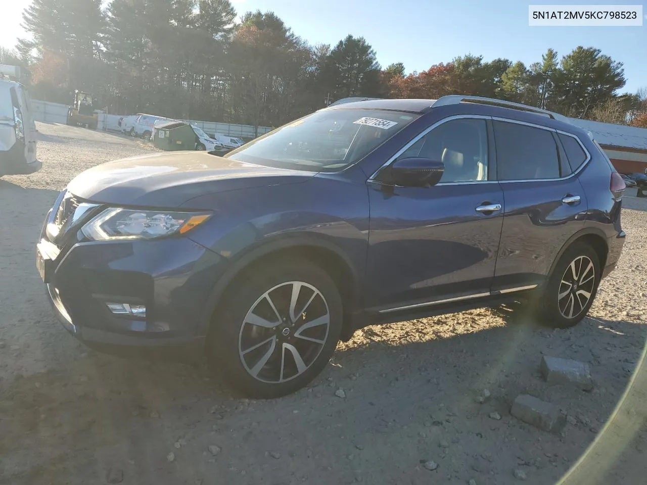 2019 Nissan Rogue S VIN: 5N1AT2MV5KC798523 Lot: 79271554