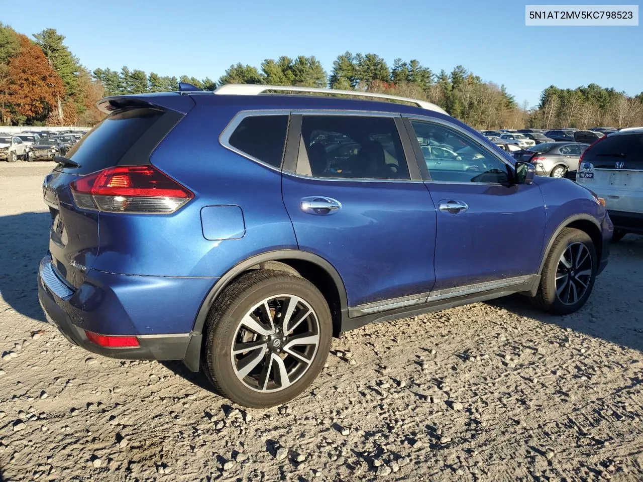 2019 Nissan Rogue S VIN: 5N1AT2MV5KC798523 Lot: 79271554