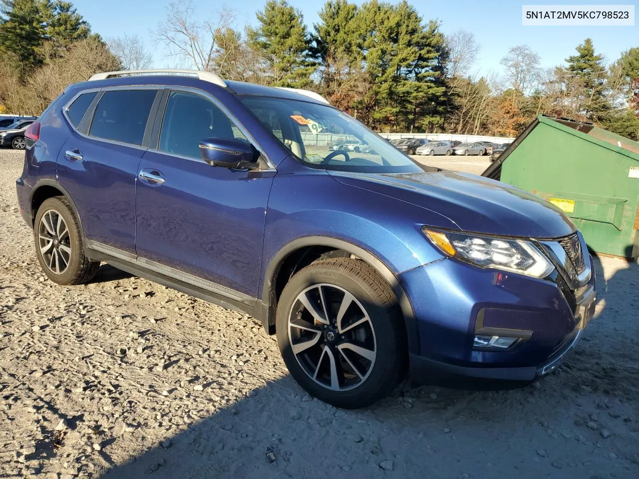 2019 Nissan Rogue S VIN: 5N1AT2MV5KC798523 Lot: 79271554