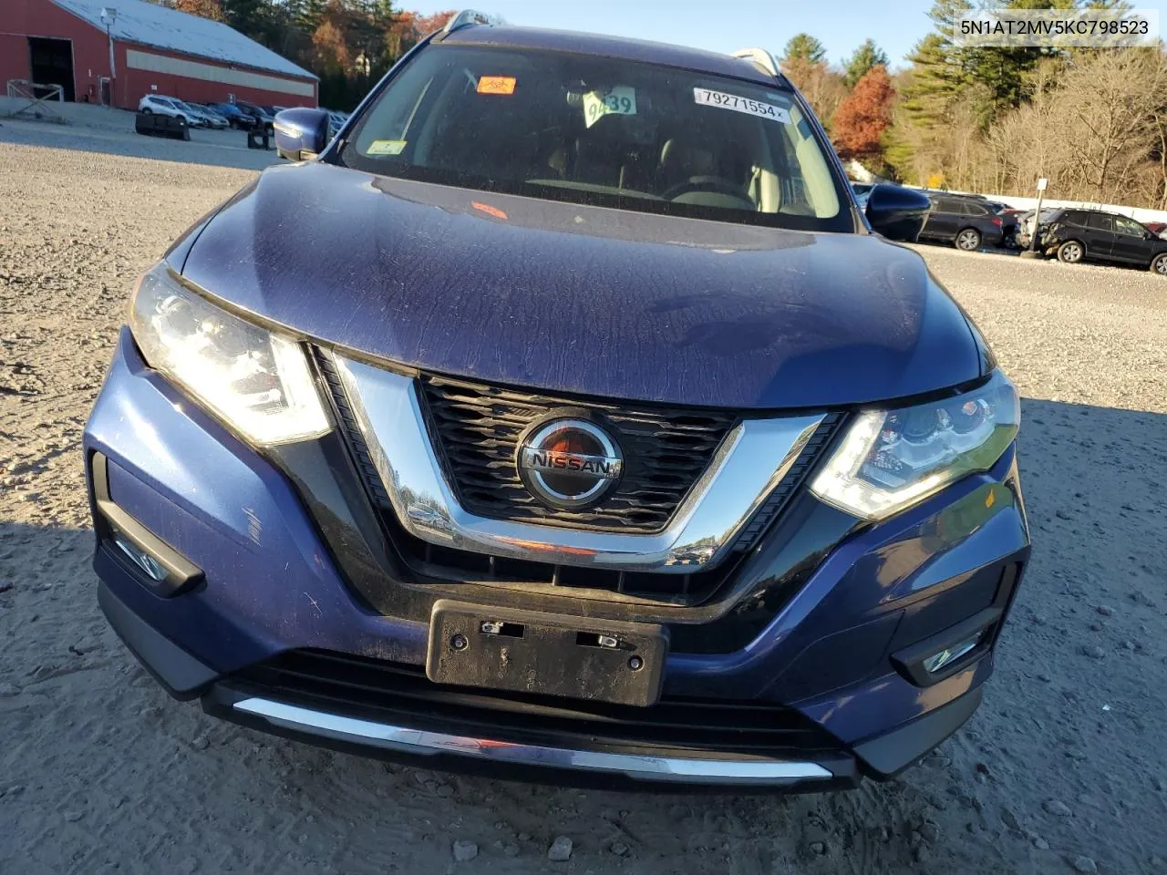 2019 Nissan Rogue S VIN: 5N1AT2MV5KC798523 Lot: 79271554