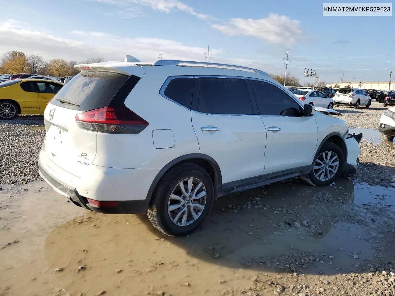 2019 Nissan Rogue S VIN: KNMAT2MV6KP529623 Lot: 79315574