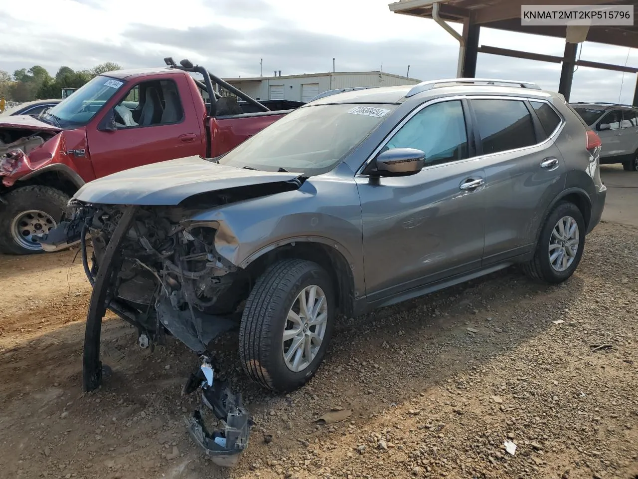 2019 Nissan Rogue S VIN: KNMAT2MT2KP515796 Lot: 79330424