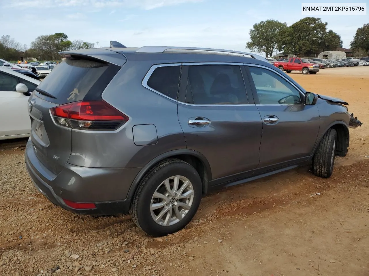 2019 Nissan Rogue S VIN: KNMAT2MT2KP515796 Lot: 79330424