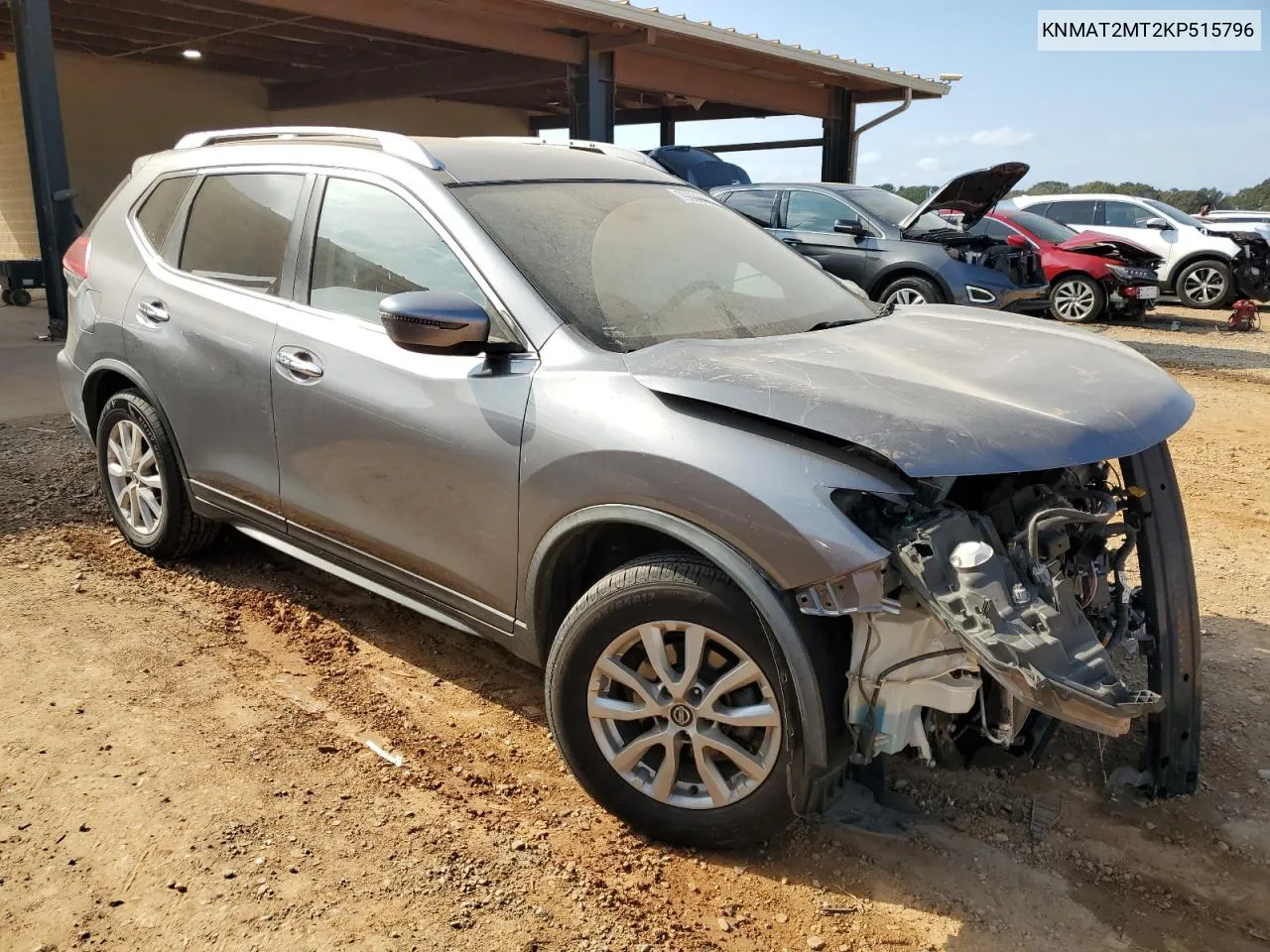 2019 Nissan Rogue S VIN: KNMAT2MT2KP515796 Lot: 79330424