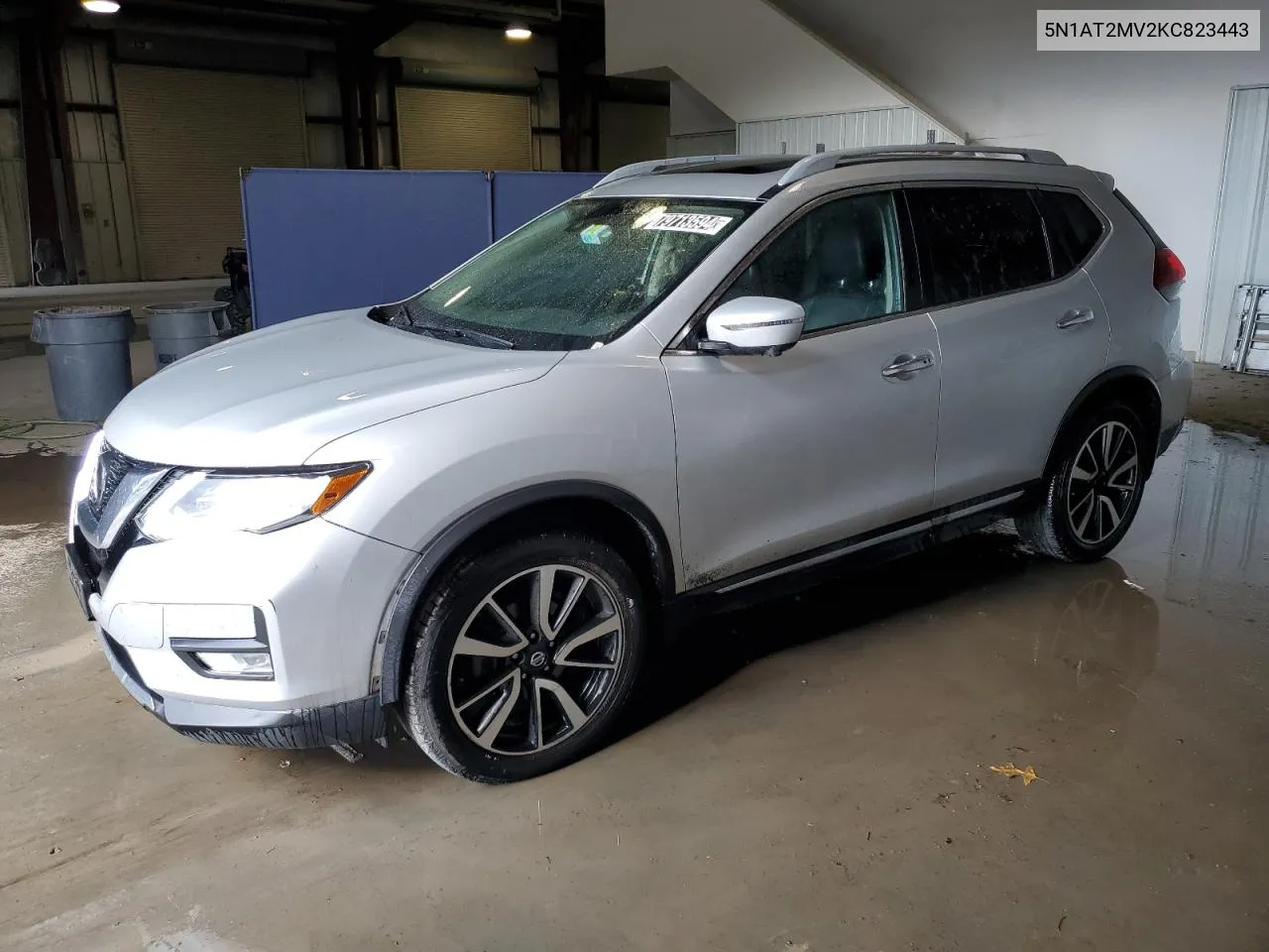 2019 Nissan Rogue S VIN: 5N1AT2MV2KC823443 Lot: 79713594