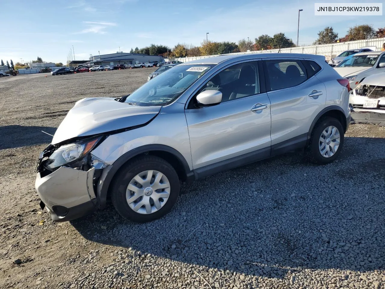 2019 Nissan Rogue Sport S VIN: JN1BJ1CP3KW219378 Lot: 80539564