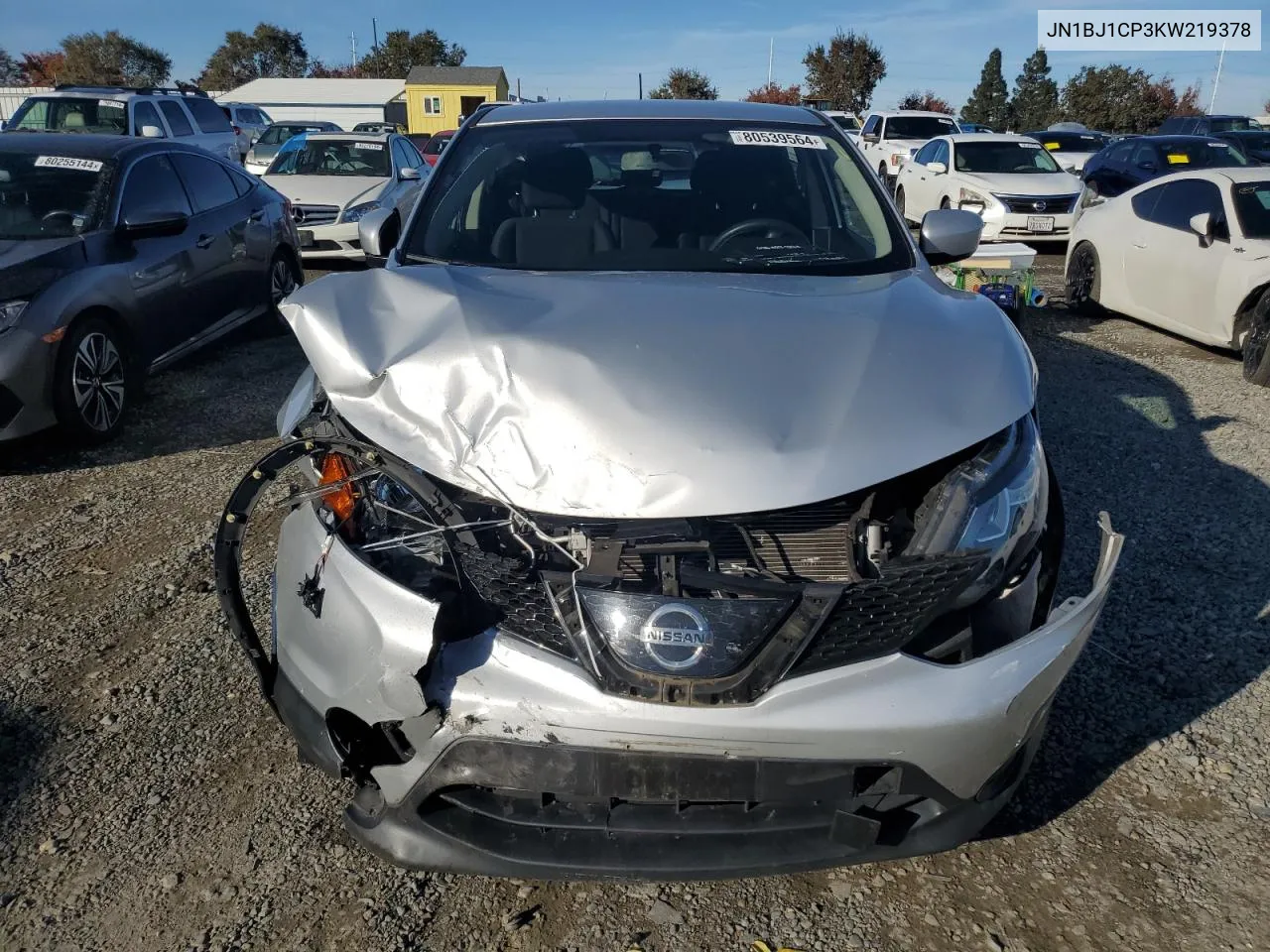 2019 Nissan Rogue Sport S VIN: JN1BJ1CP3KW219378 Lot: 80539564