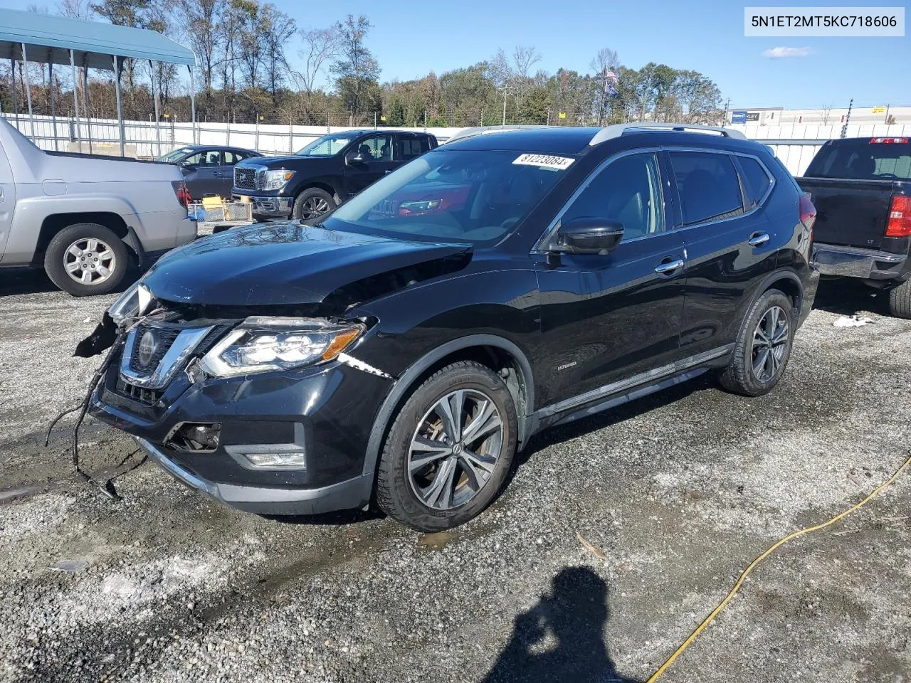 2019 Nissan Rogue Sv Hybrid VIN: 5N1ET2MT5KC718606 Lot: 81223084