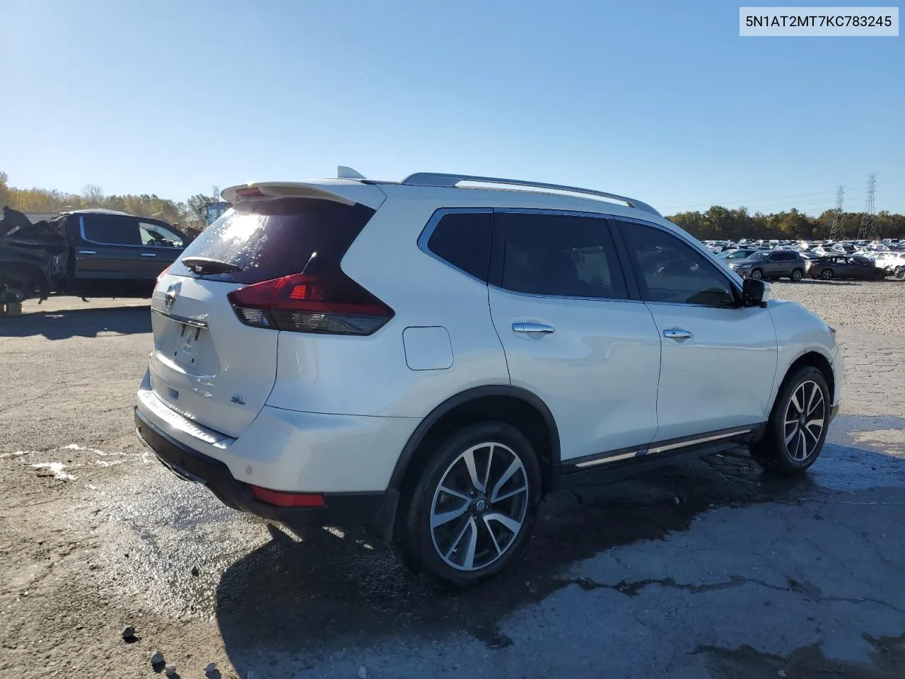 2019 Nissan Rogue S VIN: 5N1AT2MT7KC783245 Lot: 81482824