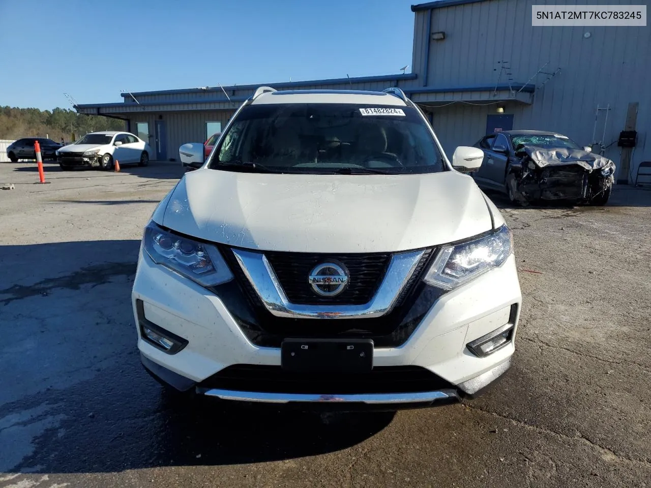 2019 Nissan Rogue S VIN: 5N1AT2MT7KC783245 Lot: 81482824