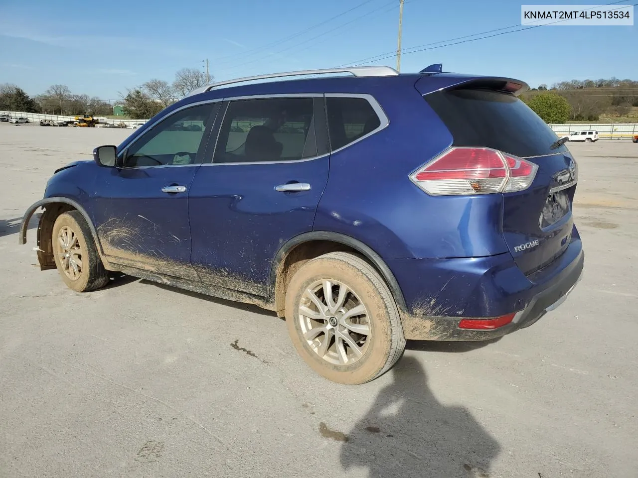 2020 Nissan Rogue S VIN: KNMAT2MT4LP513534 Lot: 50140014