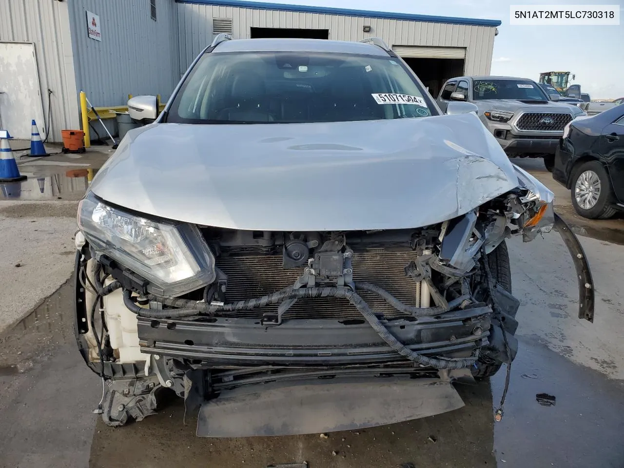 2020 Nissan Rogue S VIN: 5N1AT2MT5LC730318 Lot: 51071504