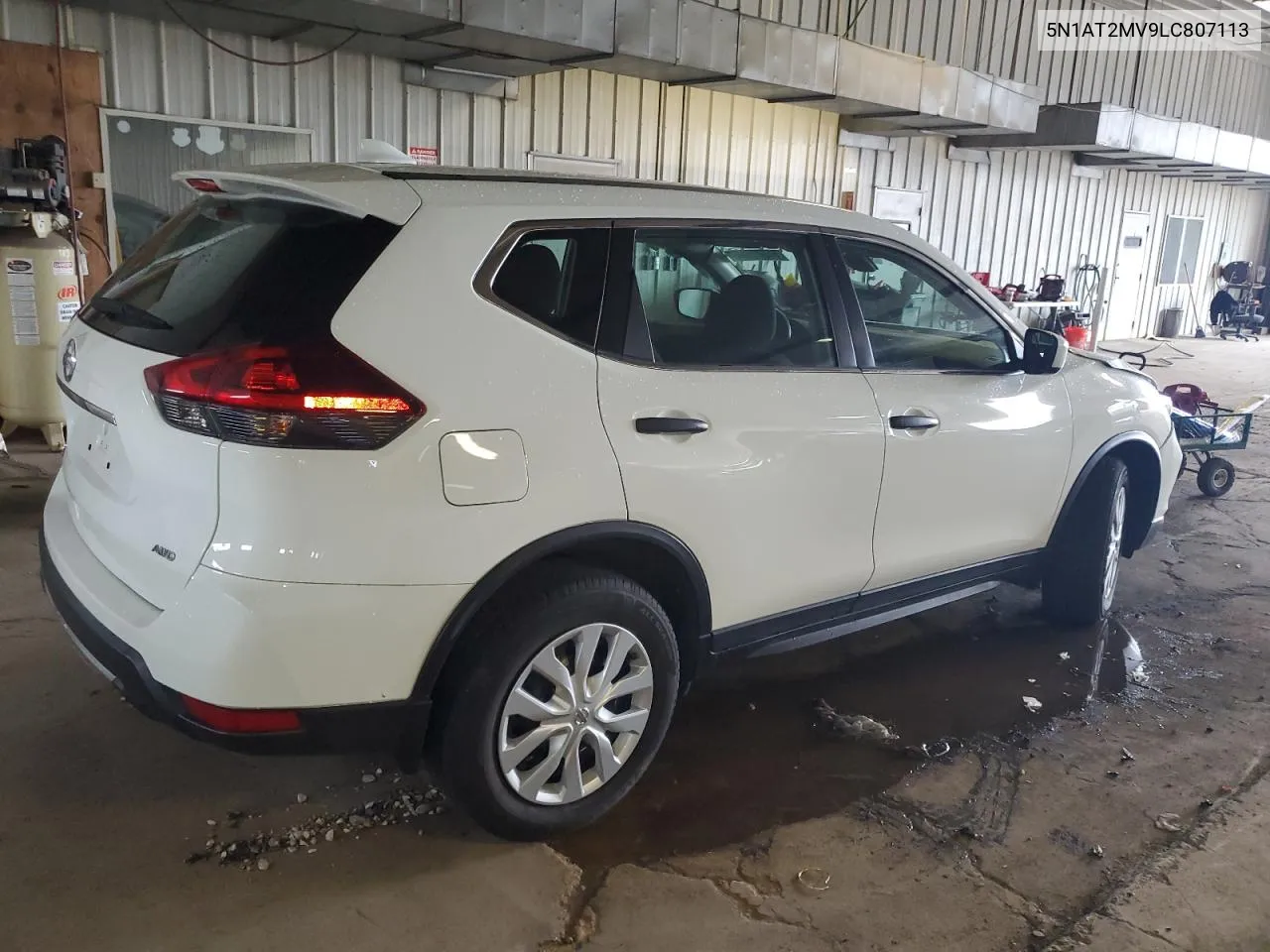 2020 Nissan Rogue S VIN: 5N1AT2MV9LC807113 Lot: 51371104