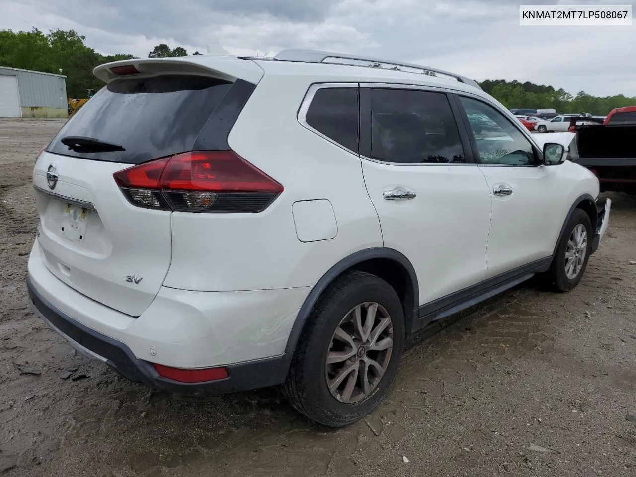 2020 Nissan Rogue S VIN: KNMAT2MT7LP508067 Lot: 51848254