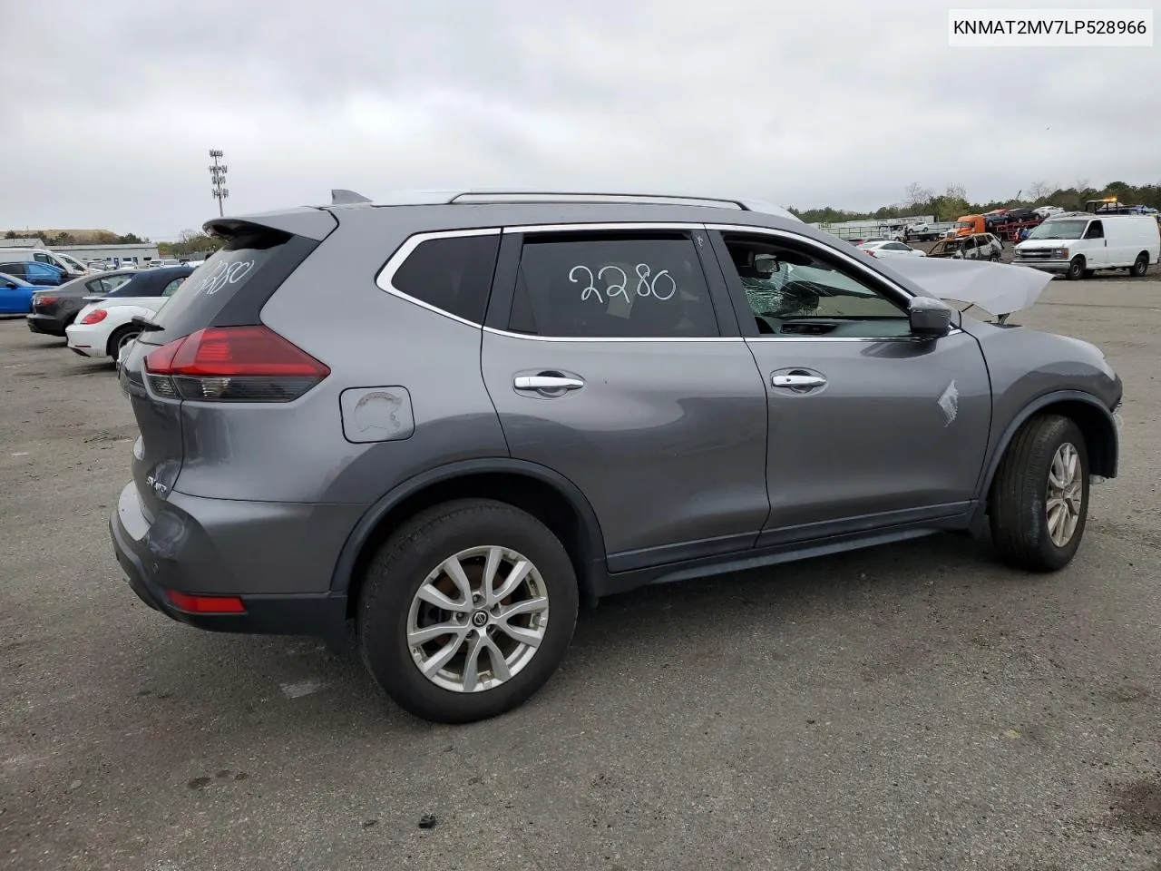 2020 Nissan Rogue S VIN: KNMAT2MV7LP528966 Lot: 52391504