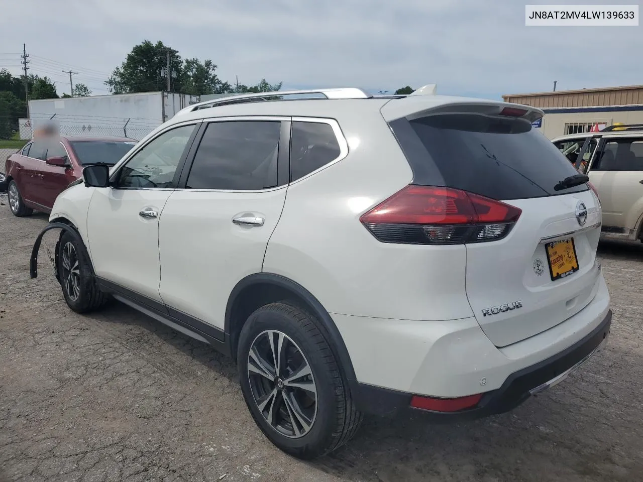 2020 Nissan Rogue S VIN: JN8AT2MV4LW139633 Lot: 53077494