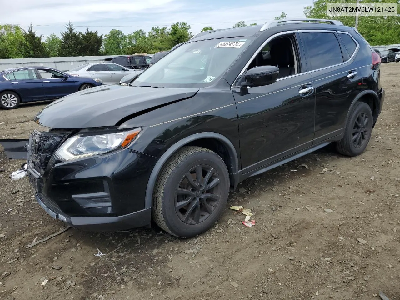 2020 Nissan Rogue S VIN: JN8AT2MV6LW121425 Lot: 53499574