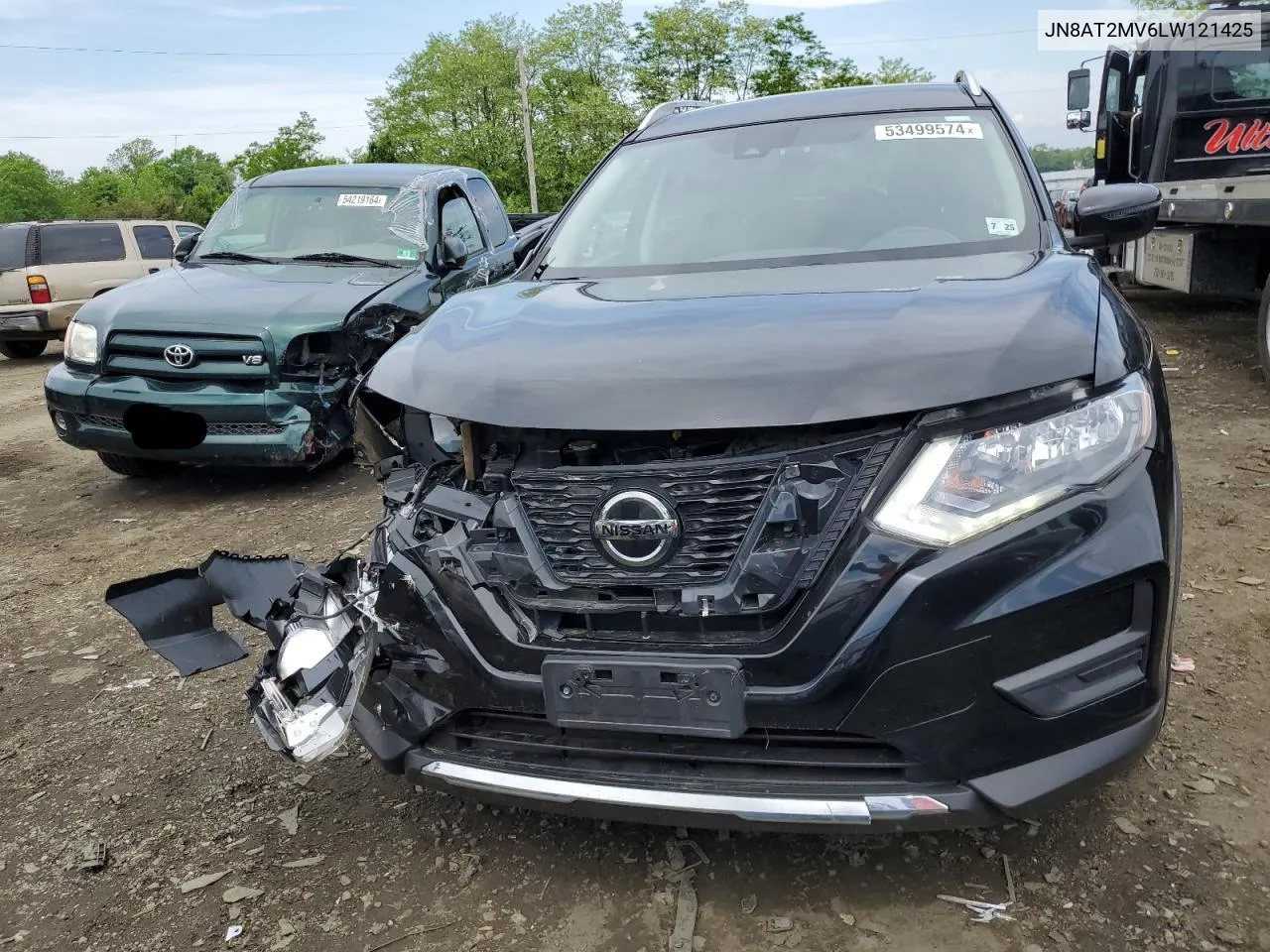 2020 Nissan Rogue S VIN: JN8AT2MV6LW121425 Lot: 53499574