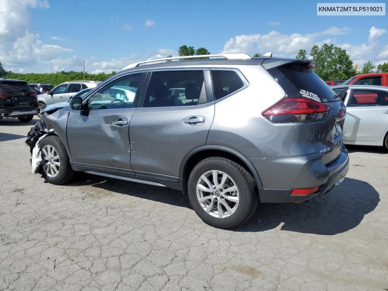 2020 Nissan Rogue S VIN: KNMAT2MT5LP519021 Lot: 53903894