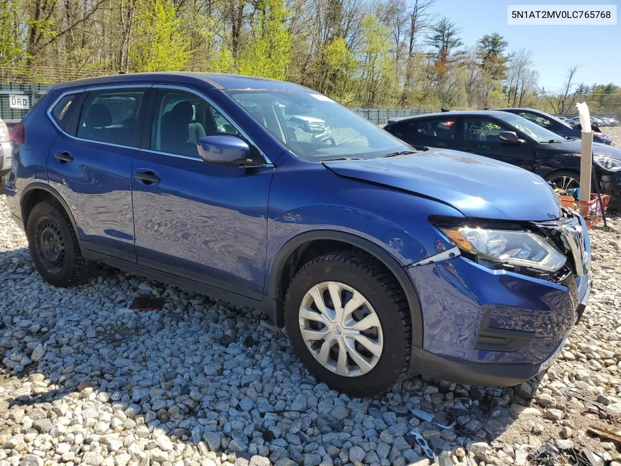 2020 Nissan Rogue S VIN: 5N1AT2MV0LC765768 Lot: 53919414