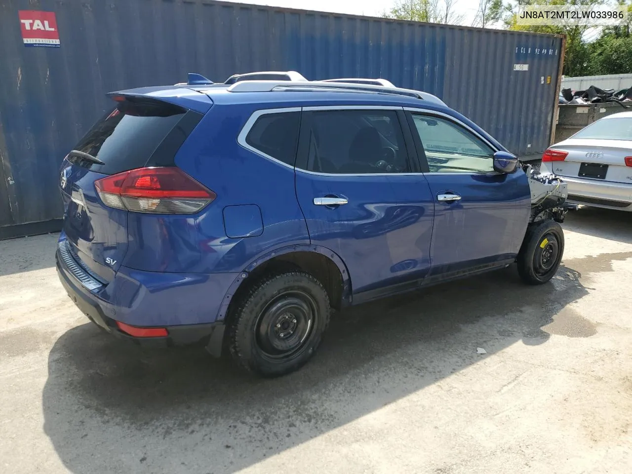 2020 Nissan Rogue S VIN: JN8AT2MT2LW033986 Lot: 54737424