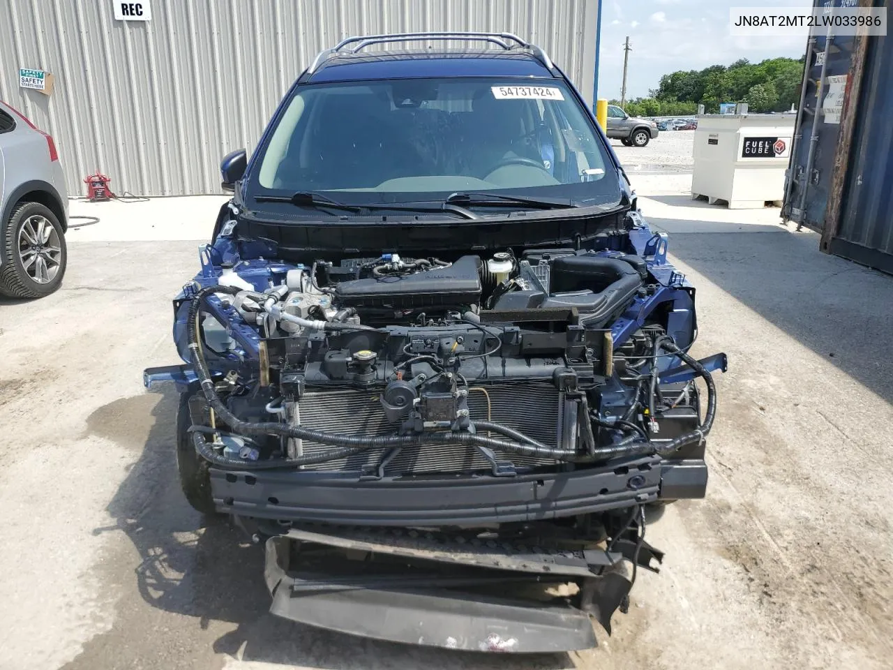 2020 Nissan Rogue S VIN: JN8AT2MT2LW033986 Lot: 54737424