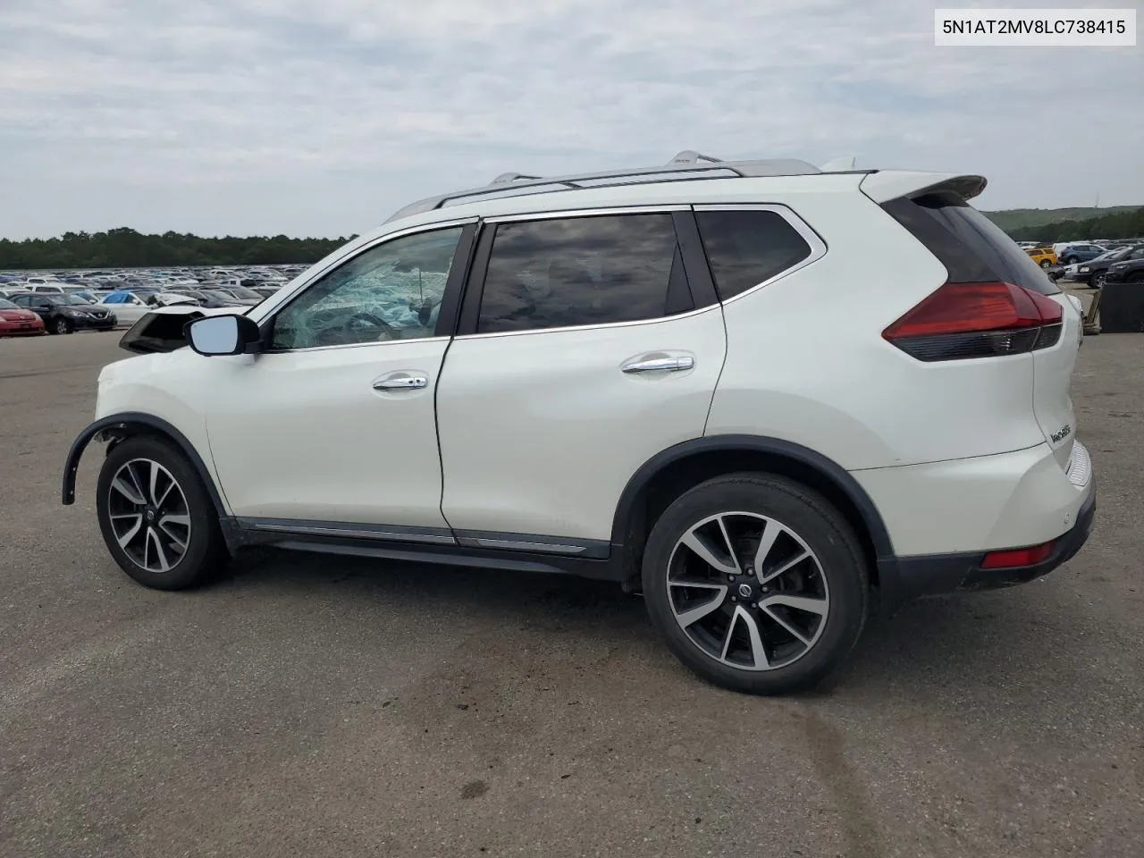 2020 Nissan Rogue S VIN: 5N1AT2MV8LC738415 Lot: 58575454