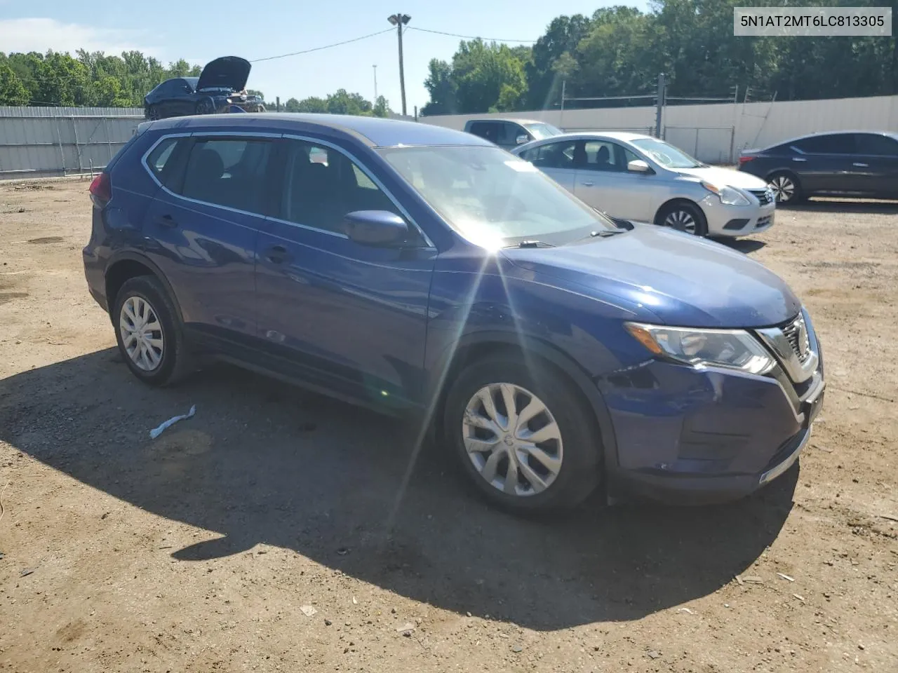 2020 Nissan Rogue S VIN: 5N1AT2MT6LC813305 Lot: 60114374