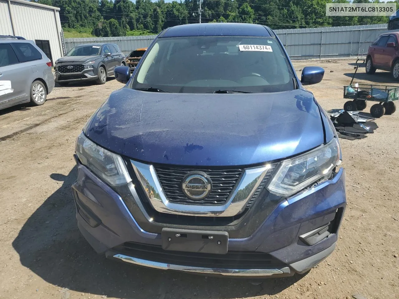 2020 Nissan Rogue S VIN: 5N1AT2MT6LC813305 Lot: 60114374