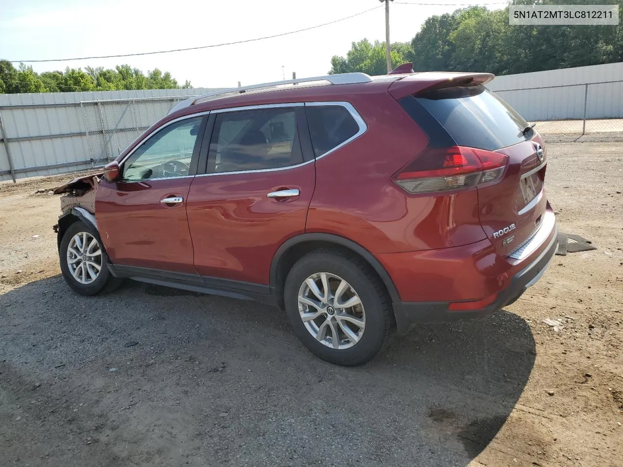 2020 Nissan Rogue S VIN: 5N1AT2MT3LC812211 Lot: 60240034