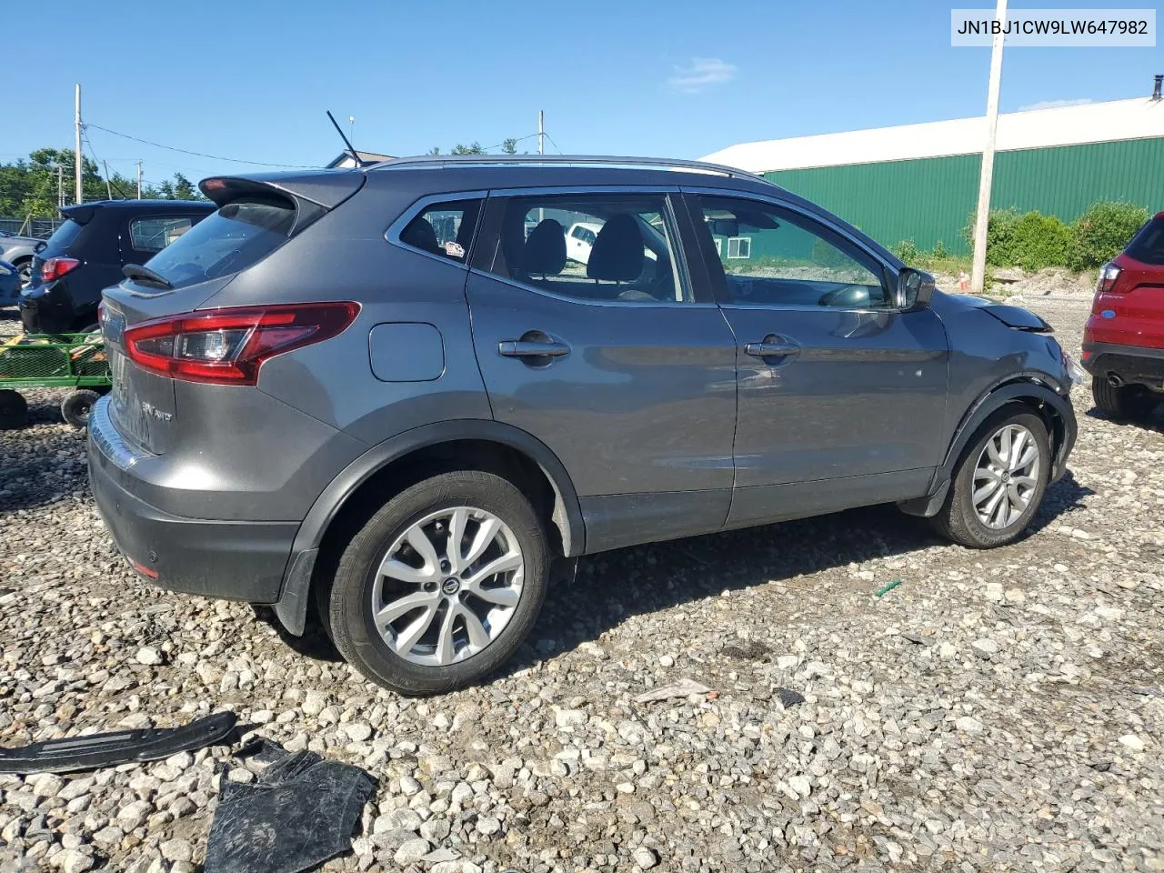 2020 Nissan Rogue Sport S VIN: JN1BJ1CW9LW647982 Lot: 60357594