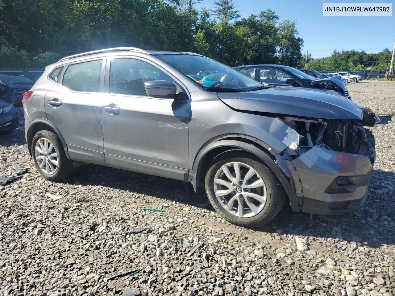 2020 Nissan Rogue Sport S VIN: JN1BJ1CW9LW647982 Lot: 60357594