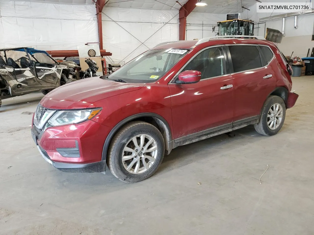 2020 Nissan Rogue S VIN: 5N1AT2MV8LC701736 Lot: 60419714