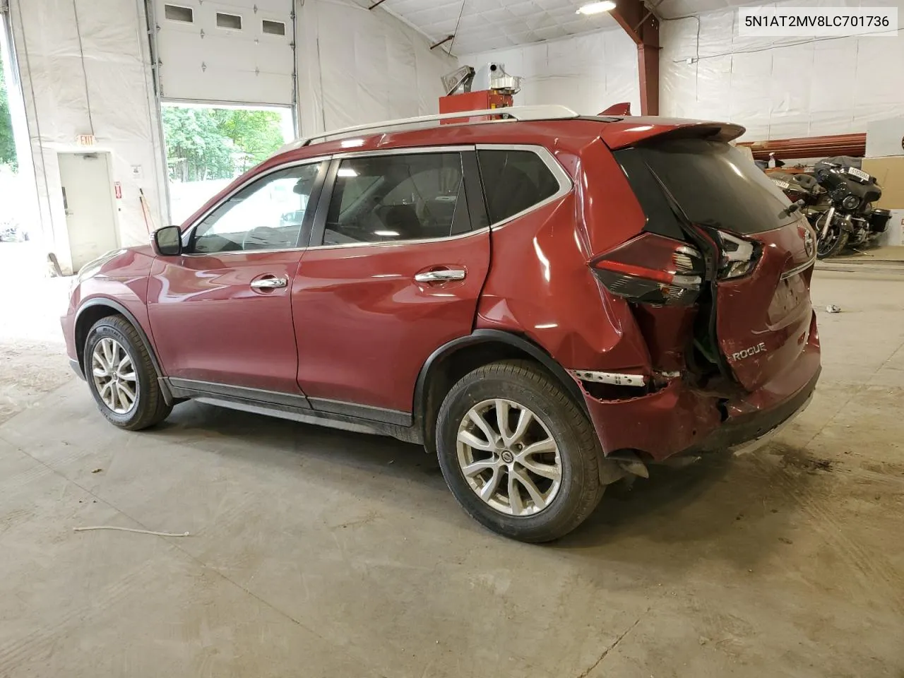 2020 Nissan Rogue S VIN: 5N1AT2MV8LC701736 Lot: 60419714