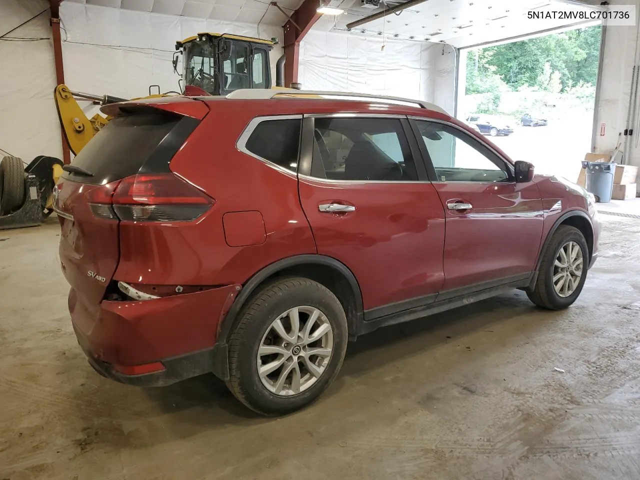 2020 Nissan Rogue S VIN: 5N1AT2MV8LC701736 Lot: 60419714