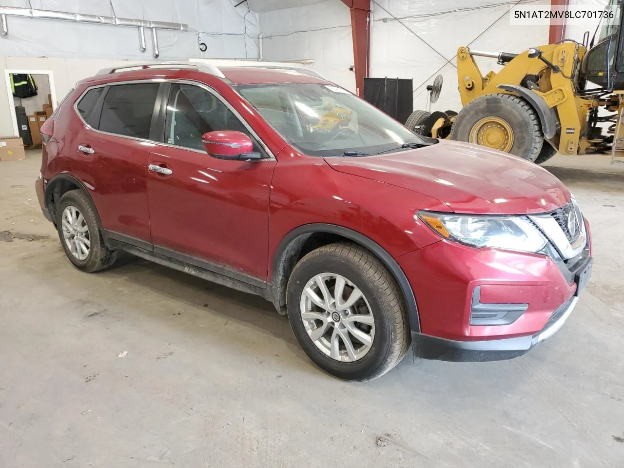 2020 Nissan Rogue S VIN: 5N1AT2MV8LC701736 Lot: 60419714