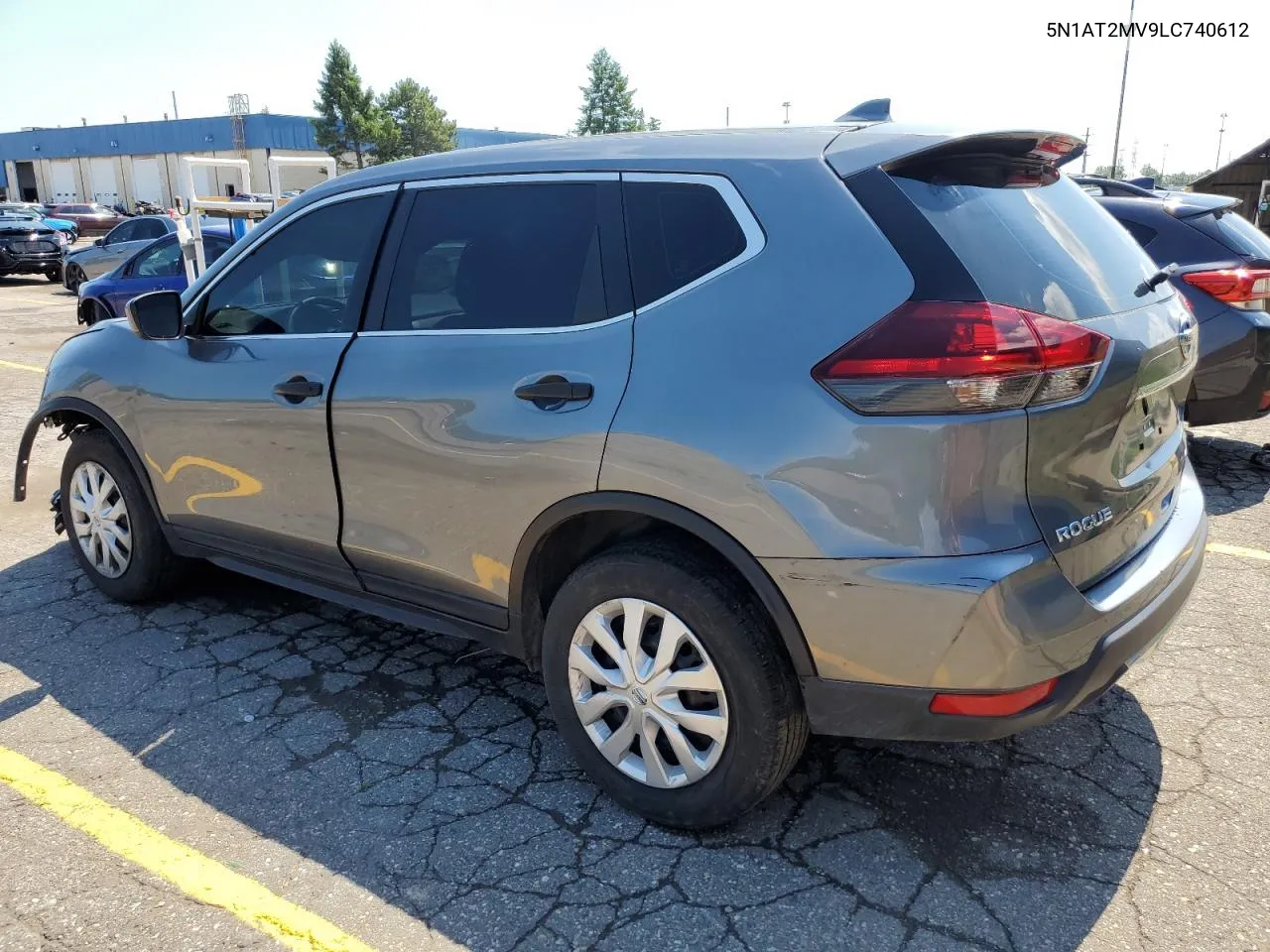 2020 Nissan Rogue S VIN: 5N1AT2MV9LC740612 Lot: 60455444