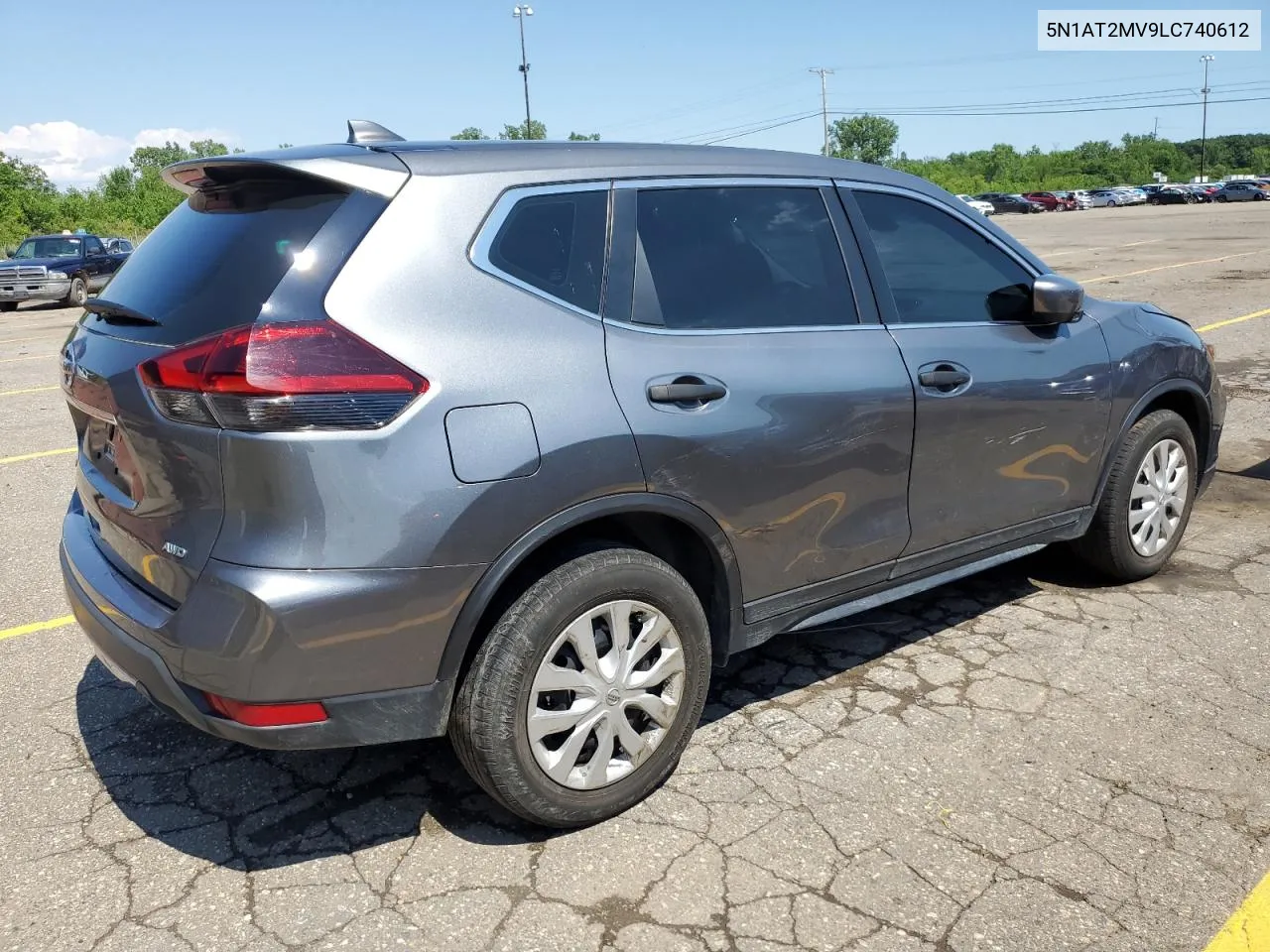 2020 Nissan Rogue S VIN: 5N1AT2MV9LC740612 Lot: 60455444