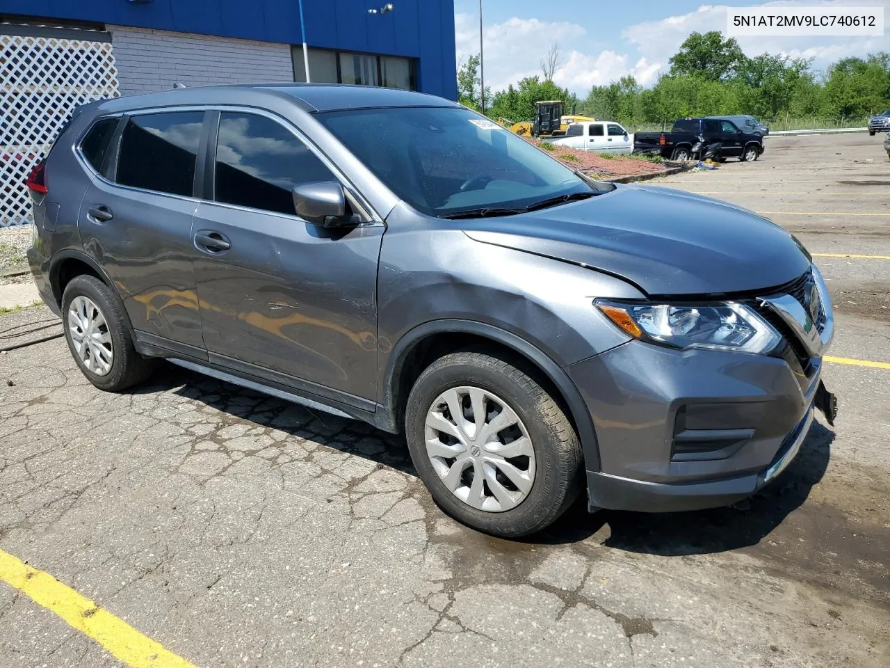 2020 Nissan Rogue S VIN: 5N1AT2MV9LC740612 Lot: 60455444