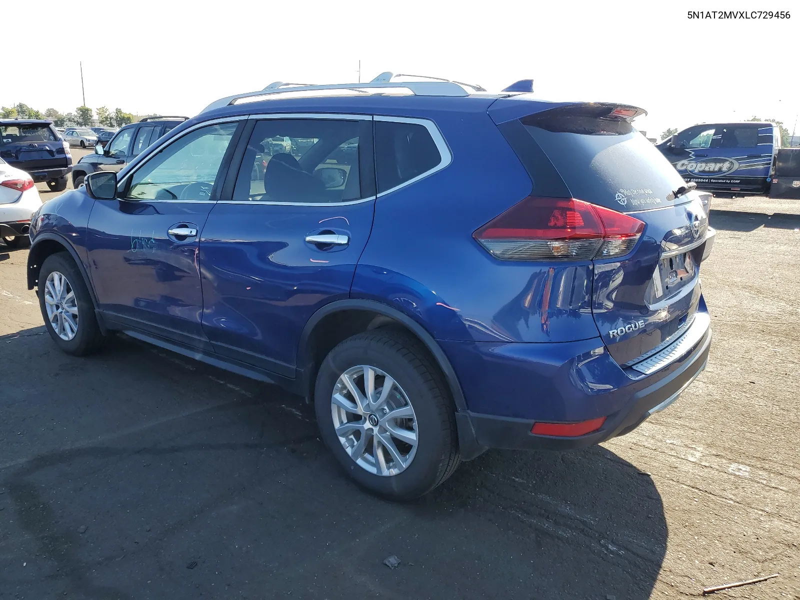 2020 Nissan Rogue S VIN: 5N1AT2MVXLC729456 Lot: 60664224