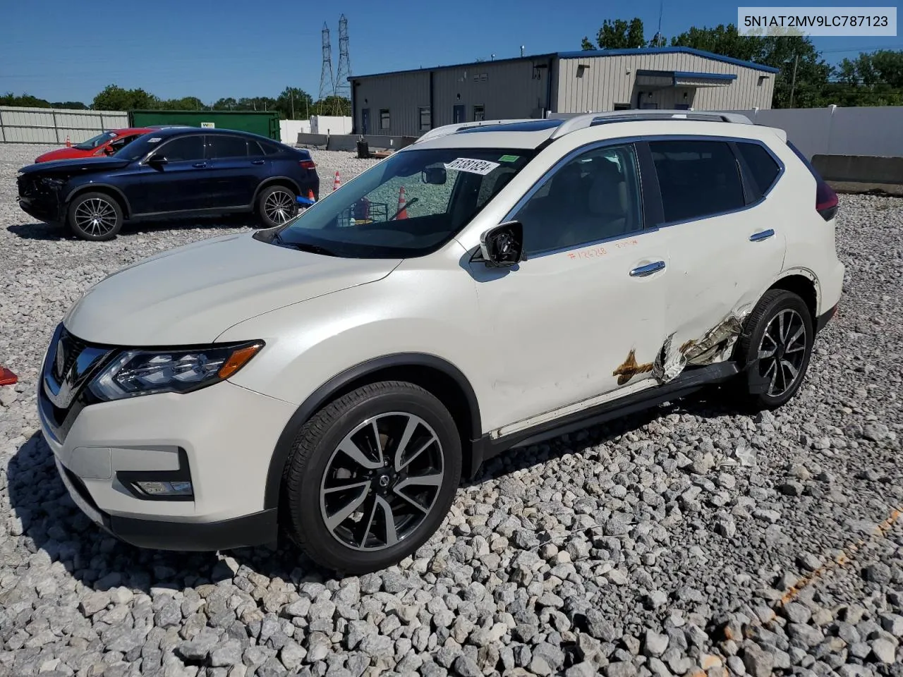 2020 Nissan Rogue S VIN: 5N1AT2MV9LC787123 Lot: 61381824