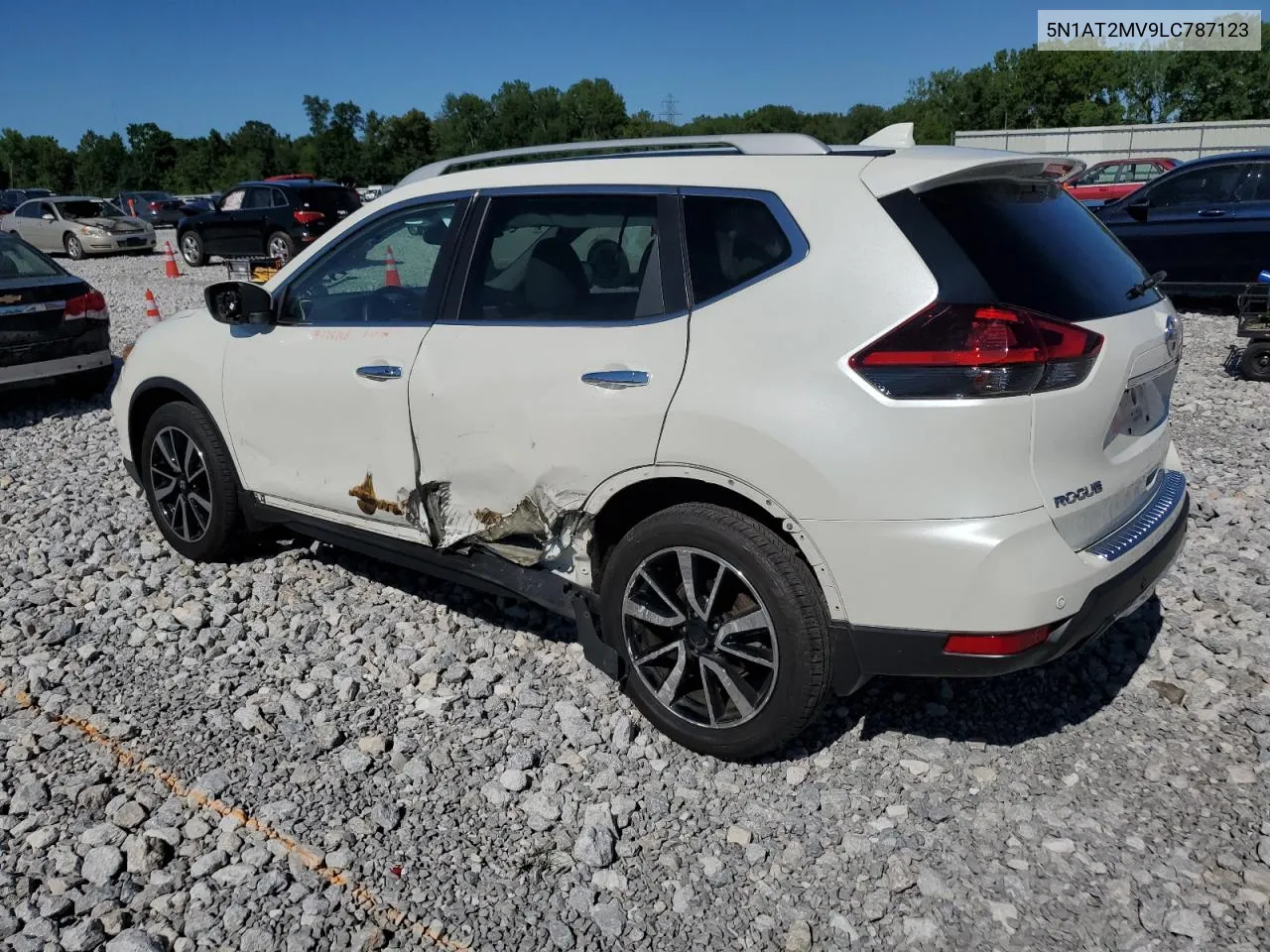 2020 Nissan Rogue S VIN: 5N1AT2MV9LC787123 Lot: 61381824