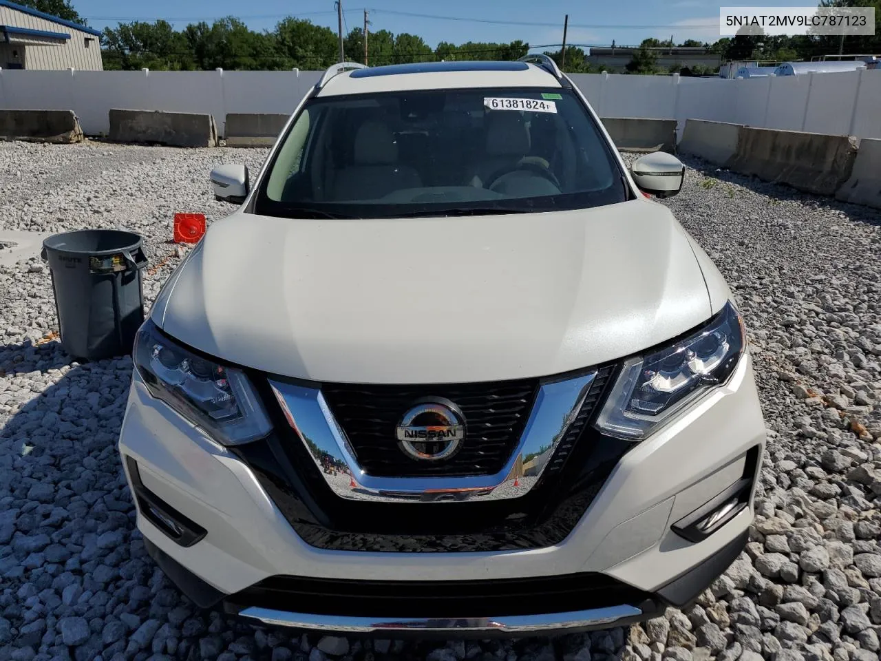 2020 Nissan Rogue S VIN: 5N1AT2MV9LC787123 Lot: 61381824