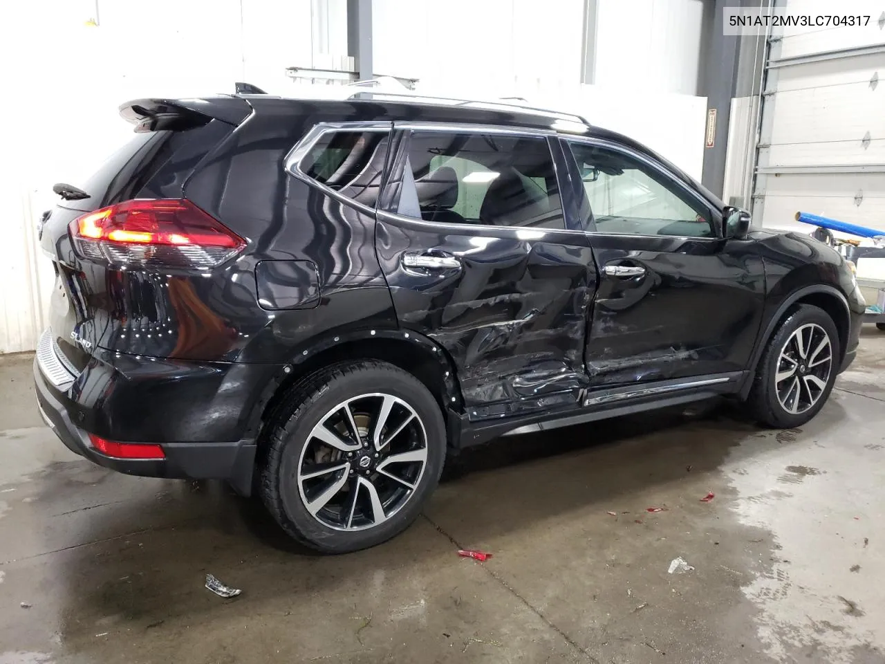 2020 Nissan Rogue S VIN: 5N1AT2MV3LC704317 Lot: 61607384