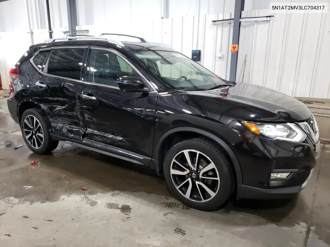 2020 Nissan Rogue S VIN: 5N1AT2MV3LC704317 Lot: 61607384