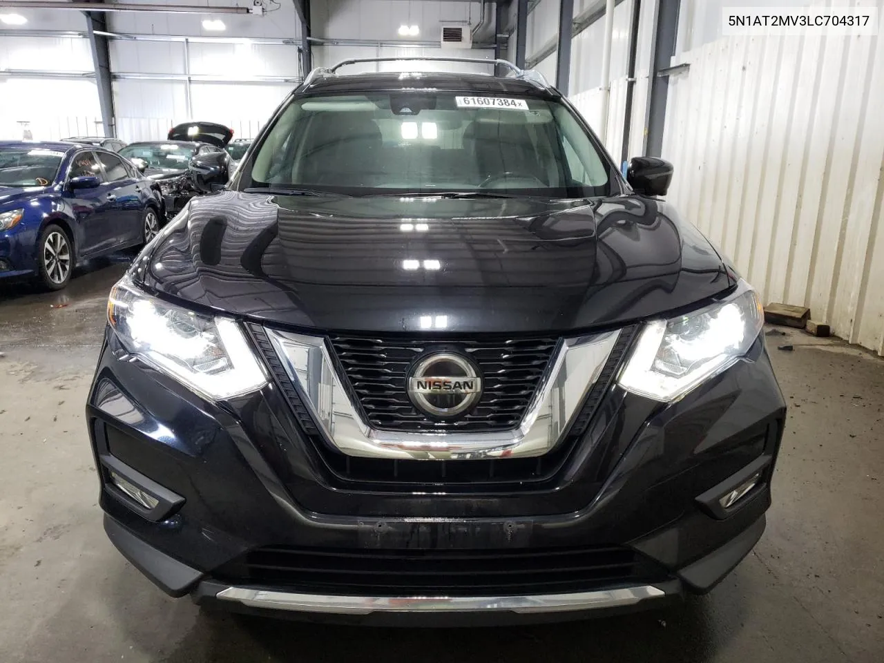 2020 Nissan Rogue S VIN: 5N1AT2MV3LC704317 Lot: 61607384