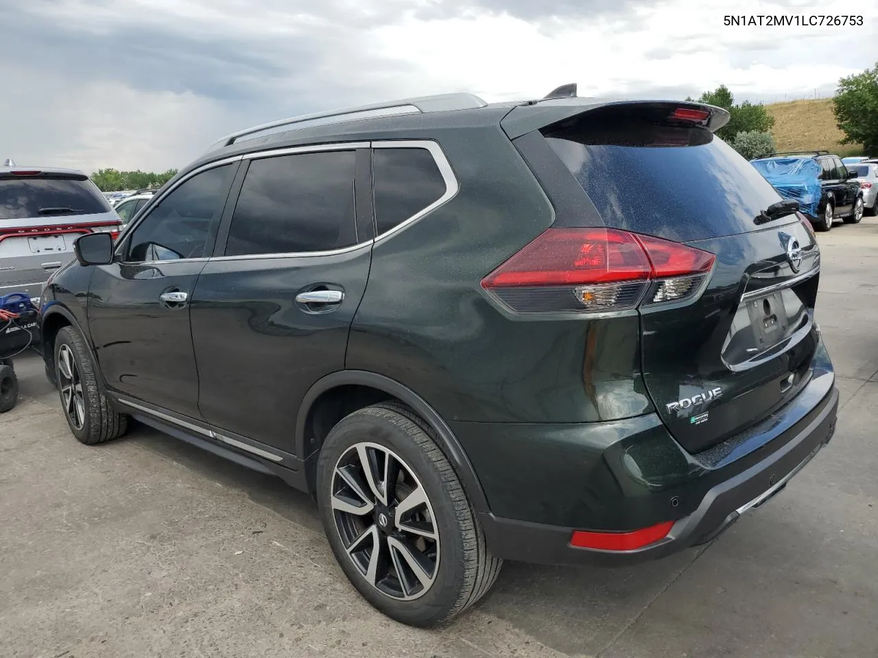 2020 Nissan Rogue S VIN: 5N1AT2MV1LC726753 Lot: 62745104